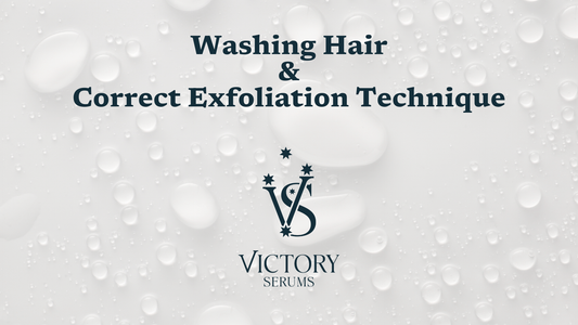 Washing Hair and Correct Exfoliation Technique