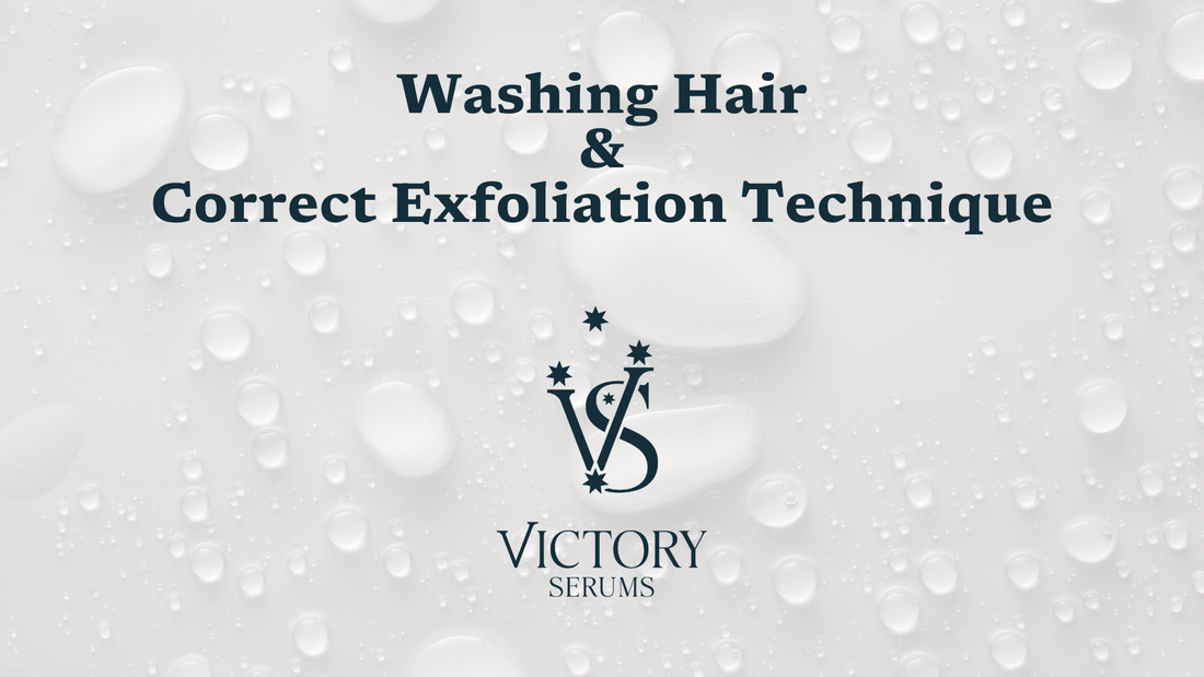 Washing Hair and Correct Exfoliation Technique