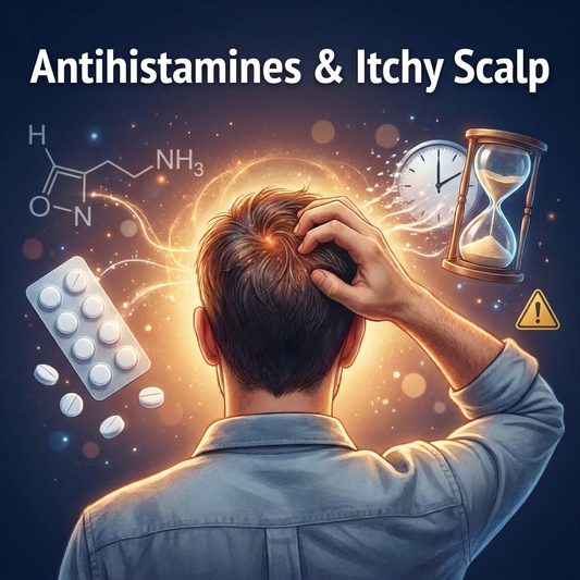 Antihistamines and itchy scalp - why relief does not last - Victory Serums