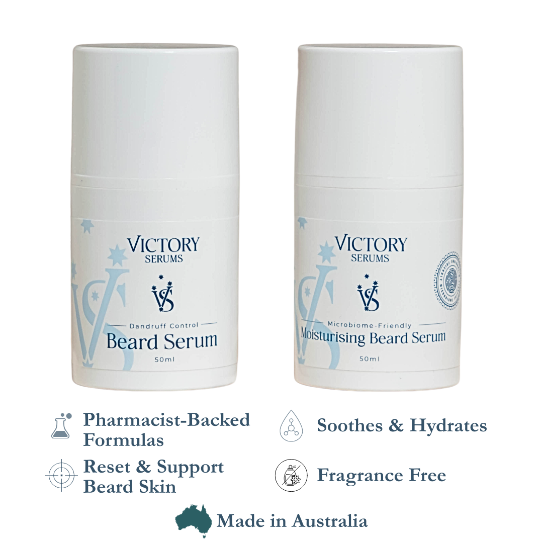 Beard Dandruff Duo - The Ultimate Solution Victory Serums