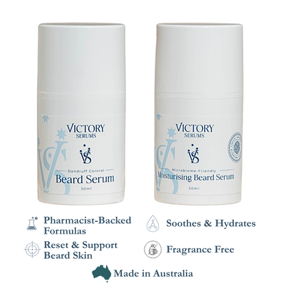 Beard Dandruff Duo - The Ultimate Solution Victory Serums
