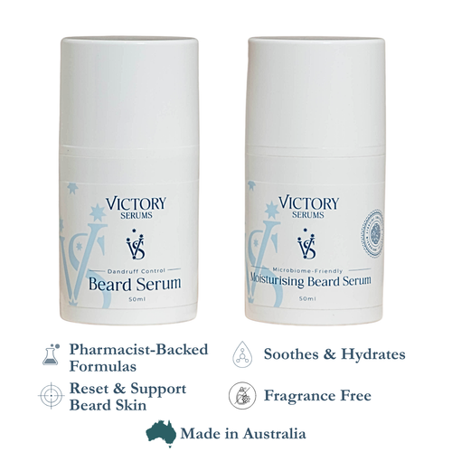 Beard Dandruff Duo - The Ultimate Solution Victory Serums