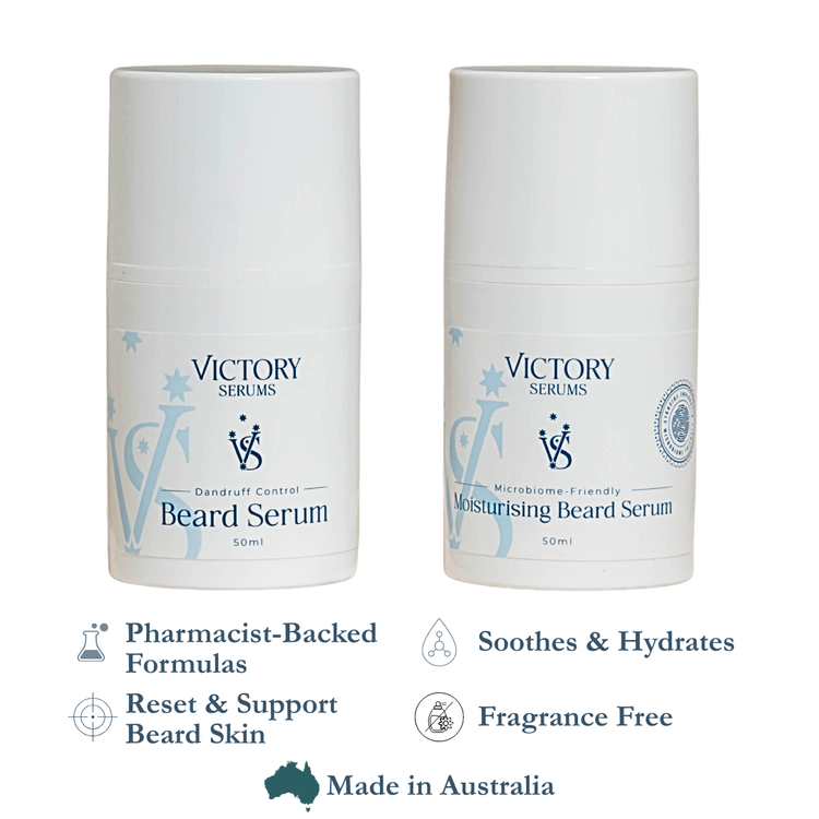 Beard Dandruff Duo - The Ultimate Solution Victory Serums