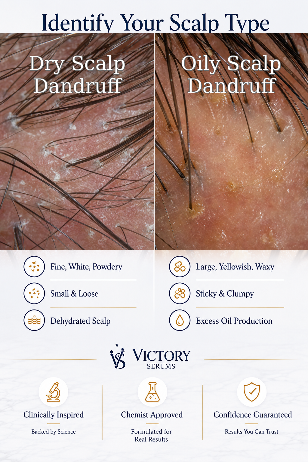 How to identify your scalp type - dry or oily - for dandruff relief