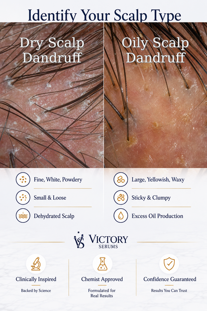 How to identify your scalp type - dry or oily - for dandruff relief