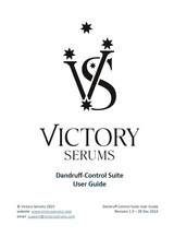 Victory Serums Dandruff Control Suite User Guide Download