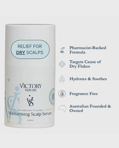 Victory Serums two serum solution for dandruff relief video