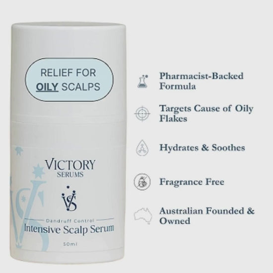Victory Serums scalp serum demonstration video